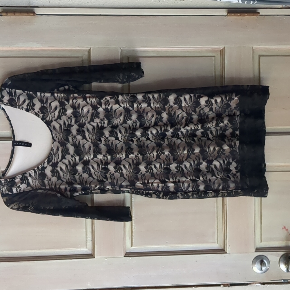 Sabora Black lace dress